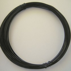 16 Gauge Black Aluminium Round Wire - 13m