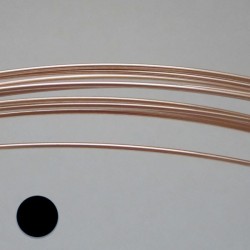 22 gauge Half Hard Round 14k Rose Gold Filled Wire - 3 Metres
