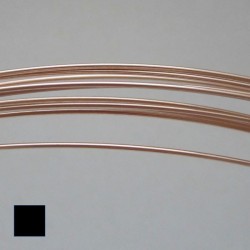 20 gauge Half Hard Square 14k Rose Gold Filled Wire - 3 Metres