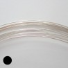 18 Gauge Round Half Hard Sterling Silver Wire - 50cm