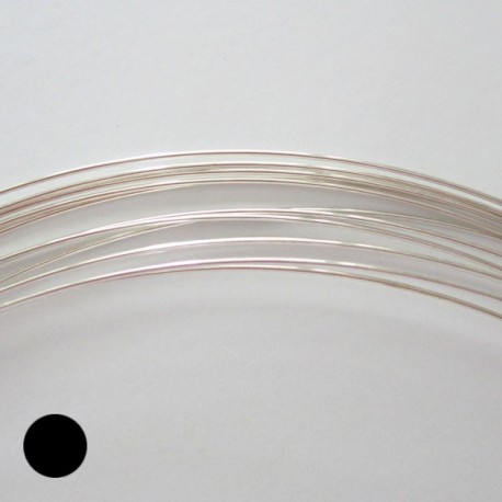 Sterling Silver Round Wire Diameter 0.80mm