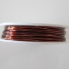 18 Gauge Round Brown Coloured Copper Wire - 9 Metres