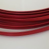 Red Anodised Flat Aluminium Wire 4mm X 1.2mm - 5m