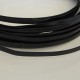 Black Anodised Flat Aluminium Wire 4mm X 1.2mm - 5m