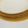 Gold Anodised Flat Aluminium Wire 4mm X 1.2mm - 5m