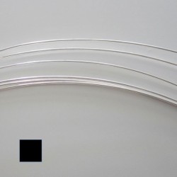 14 Gauge Square Dead Soft 10% Sterling Silver-Filled Wire - 50 Centimetres
