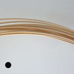 21 Gauge Twisted Round 14k Gold Filled Wire - 1 Metre