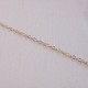 Flat Cable 1.6mm Gold Filled Chain - 50cm
