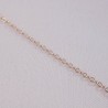 Flat Cable 1.6mm Rose Gold Filled Chain - 1 Metre