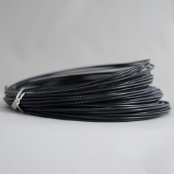 12 Gauge Black Textured Aluminium Round Wire - 13m