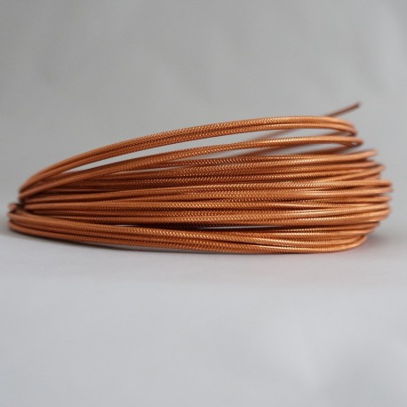 12 Gauge Copper Textured Aluminium Round Wire - 13m
