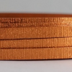 Copper Anodised Flat Textured Aluminium Wire 5mm X 1mm - 5m Zoom