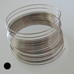 thumbnail interactive-video image 1 of Artistic Wire Stainless Steel 18 Gauge Wire - 10 Yards, Round Shiny Finish - For Jewelry Making & Crafts 1 of 5
