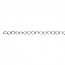 Flat Cable 1.5mm Sterling Silver Chain - 3 Metres