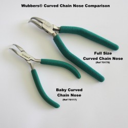 Wubbers® Baby Curved Chain Nose Pliers -  13cm Comparison