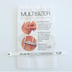 Ring Sizer - Size 1 to 17  Instructions