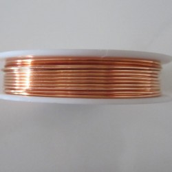 30 Gauge Round Natural Copper Wire - 44 Metres