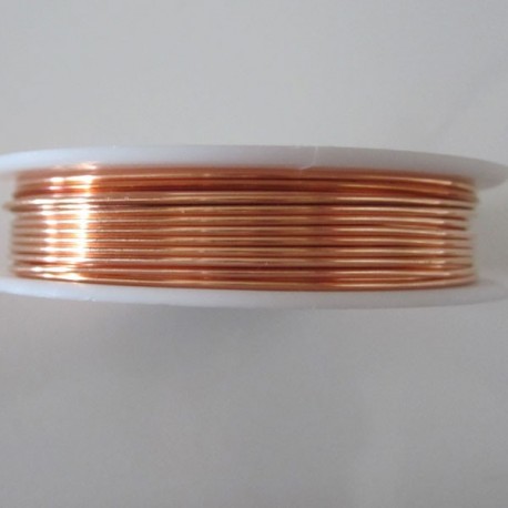 12 Gauge Round Natural Copper Wire - 2 Metres