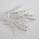 Head Pin 50mm Silver Plated Brass  21ga - Pack of 100