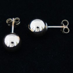 8mm Ear Studs - Classic Ball Shape Gold Filled Earring
