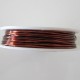 30 Gauge Round Brown Coloured Copper Wire - 44 Metres