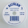 Acculon 0.45mm 3 Strand Beading Wire - Antique Gold 30m