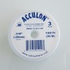 Acculon 0.45mm 3 Strand Beading Wire - Clear 30m