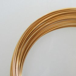 18 Gauge Gold Aluminium Round Wire - 13m