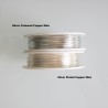 22 Gauge Round Silver Plated Copper Wire - Compare Silver Colours