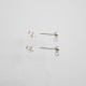 Sterling Silver Post Earring with 4mm Hollow Ball - 5 Pairs