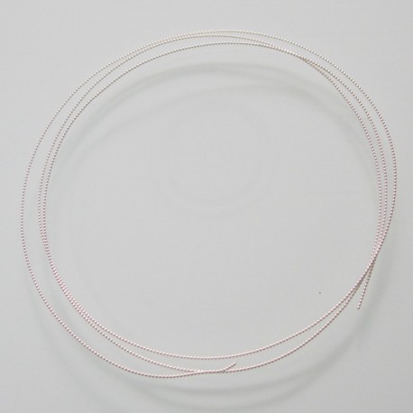 19 Gauge Sterling Silver Bead Wire - 1 metre