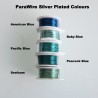 ParaWire 20ga Round Pacific Blue Silver Plated Copper Wire - 5 Metres Compare Colours