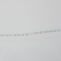 Flat Cable 2.2mm Sterling Silver Filled Chain - 50cm