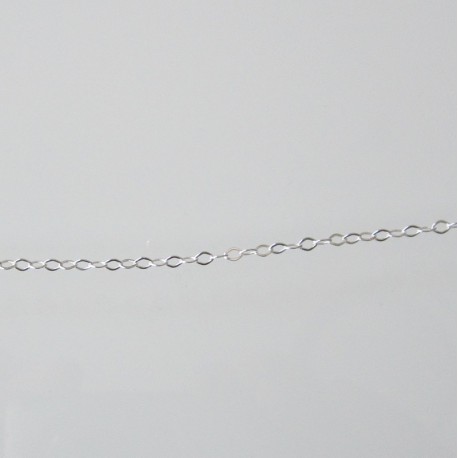 Flat Cable 2.2mm Sterling Silver Filled Chain - 50cm