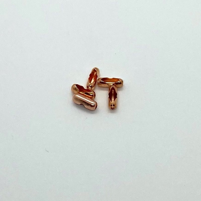 5 Natural Copper Connector Link for 3.2mm Bead Chain