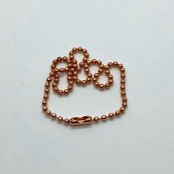 Natural Copper 2.4mm Beach Chain with Connector Link