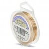Artistic Wire 20ga Round Gold Silver Plated Copper Wire - 23 Metres