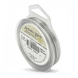 Artistic Wire 22ga Round Stainless Steel Wire - 13 Metres
