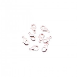 Mixed Pack of Rose Gold Colour Findings - Pack of 112 - Lobster clasp