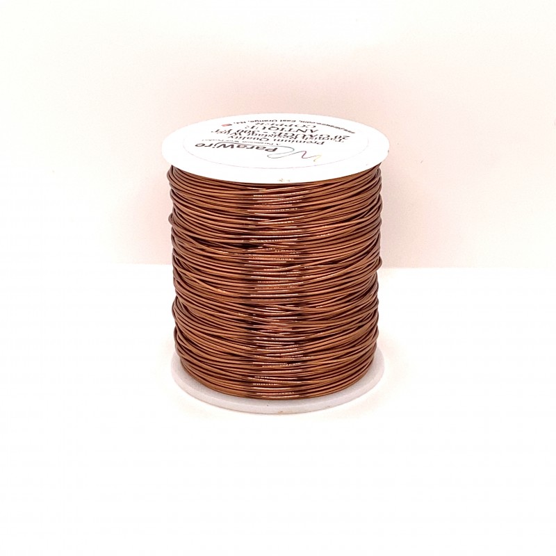 ParaWire 20ga Round Antique Copper Wire with Anti Tarnish Coating - 90 Metres