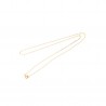 Finished Flat Oval Cable 1.5mm 14K Gold Filled Necklace - 50cm
