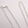 Finished 2.2mm Flat Cable Sterling Silver Filled Necklace - 50cm Zoom