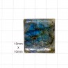 Blue Labradorite Cabochon - 31x28x7mm Sold Individually
