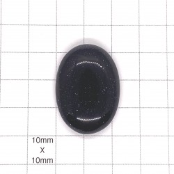 Blue Goldstone Cabochon - 32x23x8mm Sold Individually