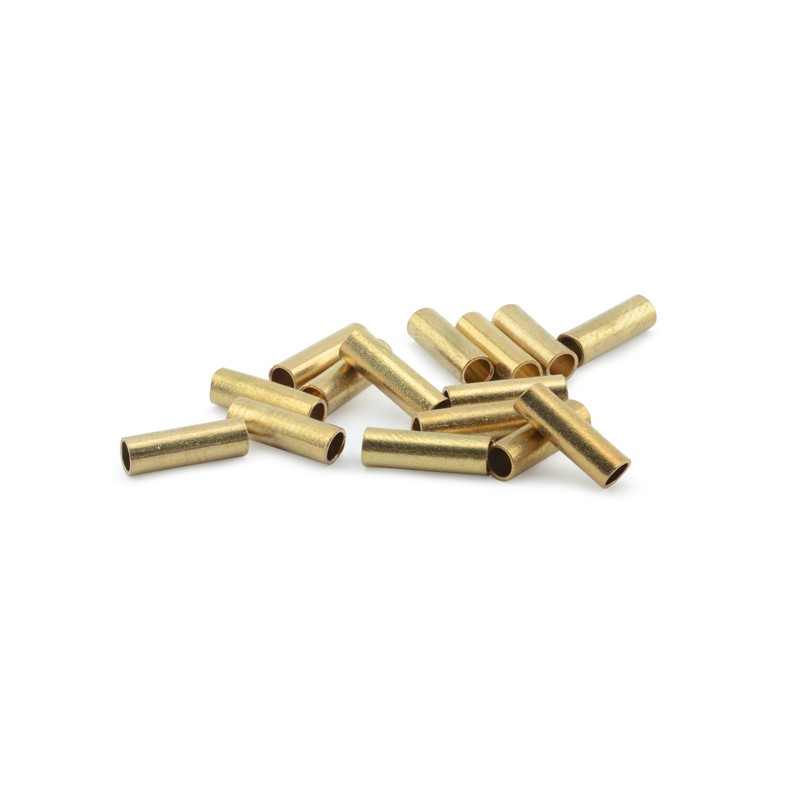 Artistic Wire Large Crimp Connector 14ga Tarnish Resistant Gold Coloured - Pack of 50