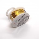 ParaWire 18ga Round Gold Finished and Silver Plated Copper  Wire - 3.5 Metres
