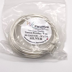 ParaWire 16ga Round Silver Plated Copper Wire - 4.5 Metres