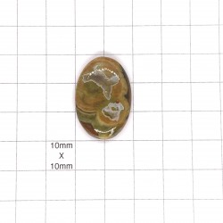 Rhyolite Oval Cabochon - 29x18x5mm Sold Individually