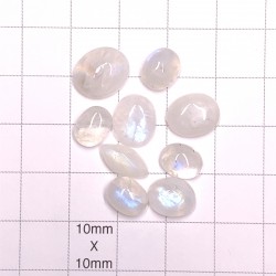 Moonstone Various Small Cabochons - Pack of 9