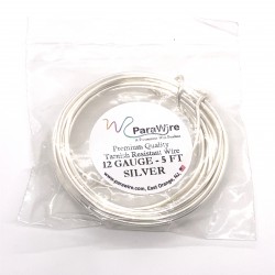 ParaWire 12ga Round Silver Plated Copper Wire - 1.5 Metres